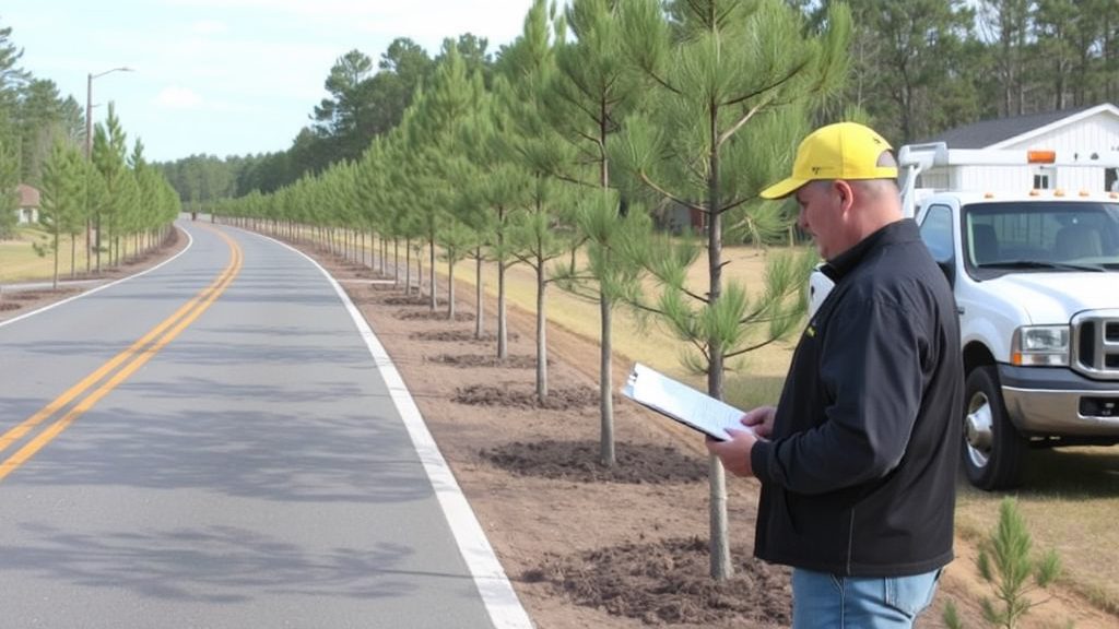 市政道路绿化项目白皮松供应复盘：规格核对与现场巡检